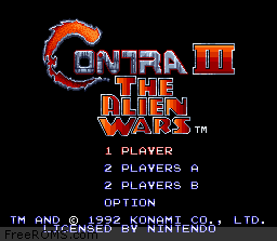 Contra III - The Alien Wars